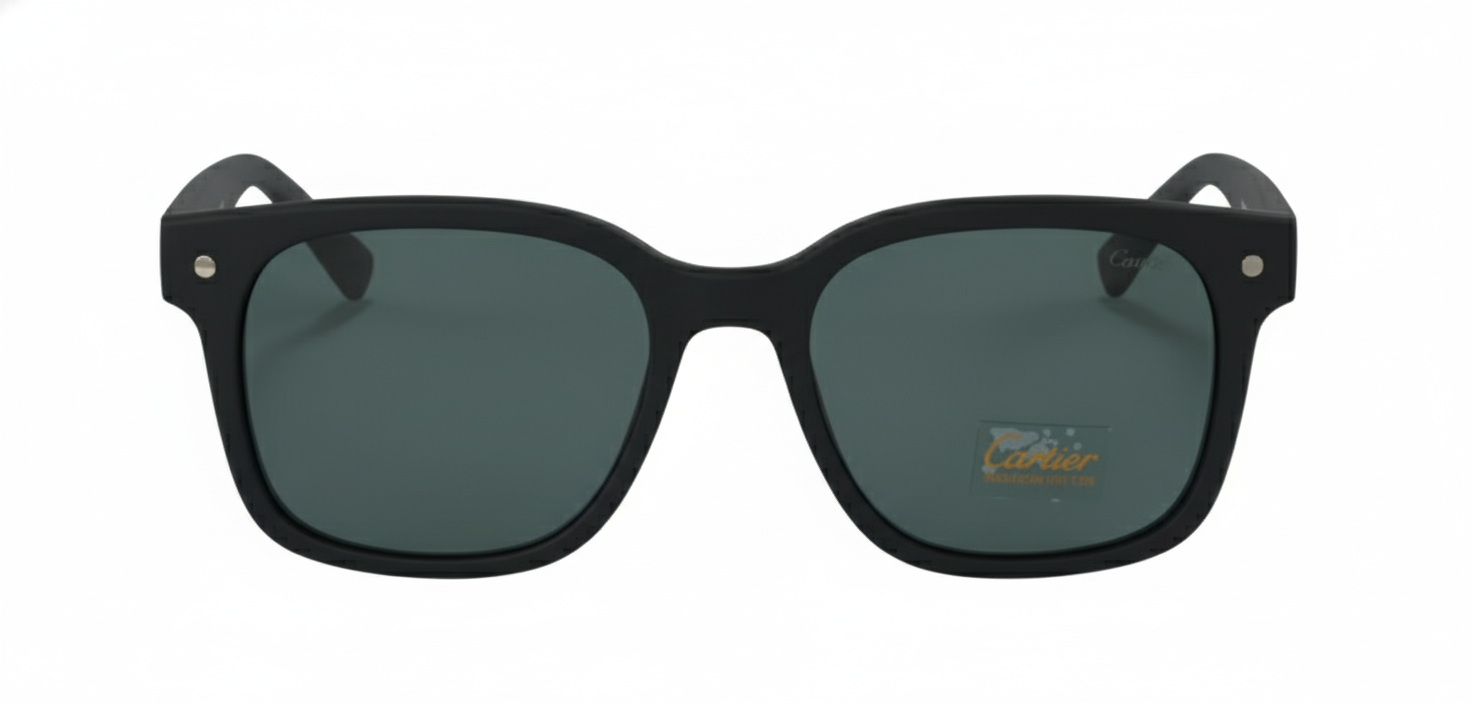 CARTIER ZJ1022 Black frame gray film B1