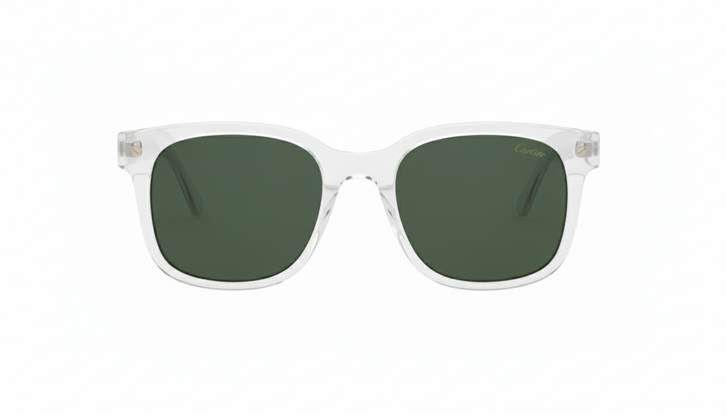 CARTIER ZJ1022 Transparent frame green film B3