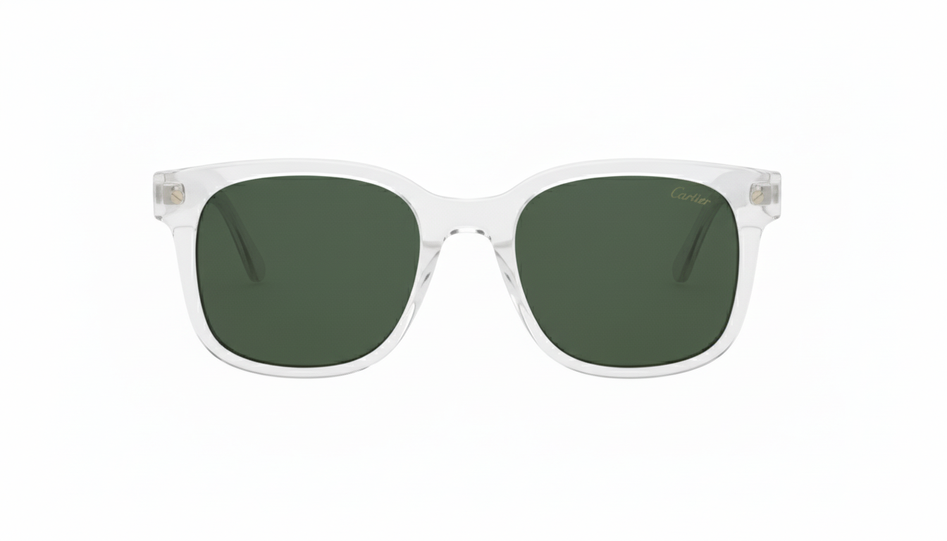 CARTIER ZJ1022 Transparent frame green film B3