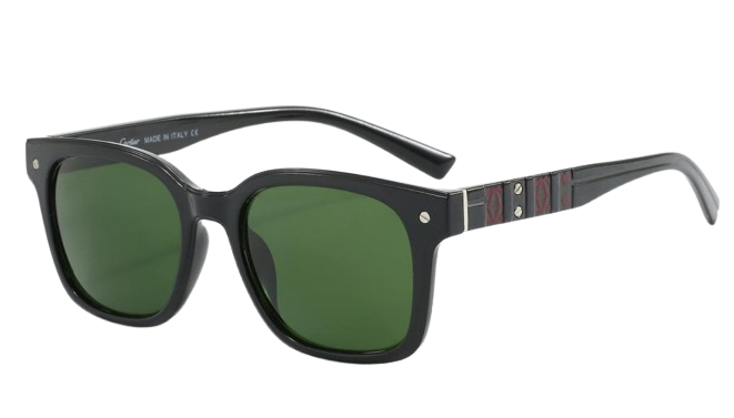 CARTIERZJ1006 black frame green film c3