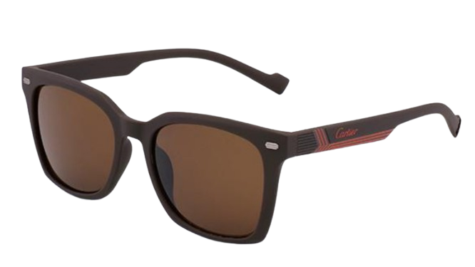 CARTIERZJ1006 Brown frame brown film C6